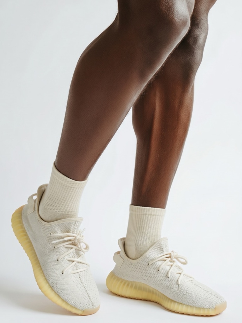 Adidas Yeezy Boost 350 V2 in Cream and Yellow
